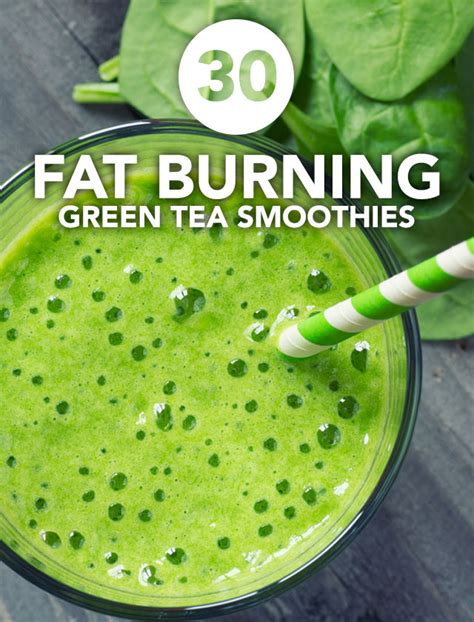 30 Fat Burning Green Tea Smoothies - Detox DIY