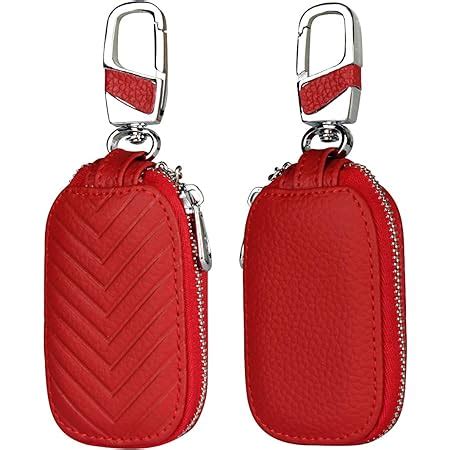 Car Key Case Smart Key Holder Protection Pu Leather Car Key Chain Bag