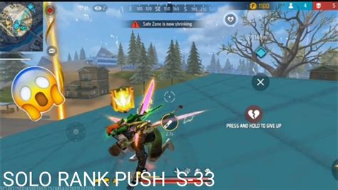 Solo Rank Push Tips In Free Fire How To Push Rank In Free Fire Rank