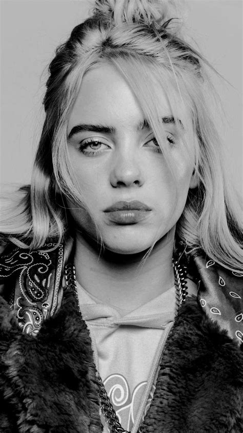 BILLIE EILISH Portrait Billie Eilish Black And White Portraits