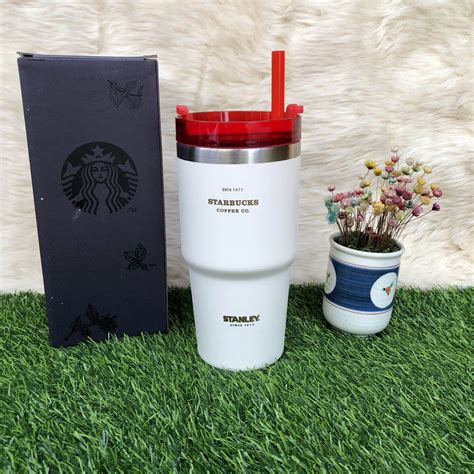 Starbucks Stanley Collaboration Tumbler Ml Hot And Cold With Acrylic Straw Lazada Ph