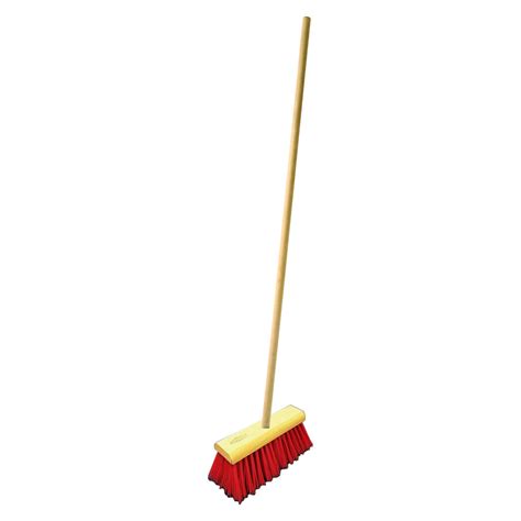 SCAVENGER YARD BRUSH WITH HANDLE Brushes Mops Squeegees J P