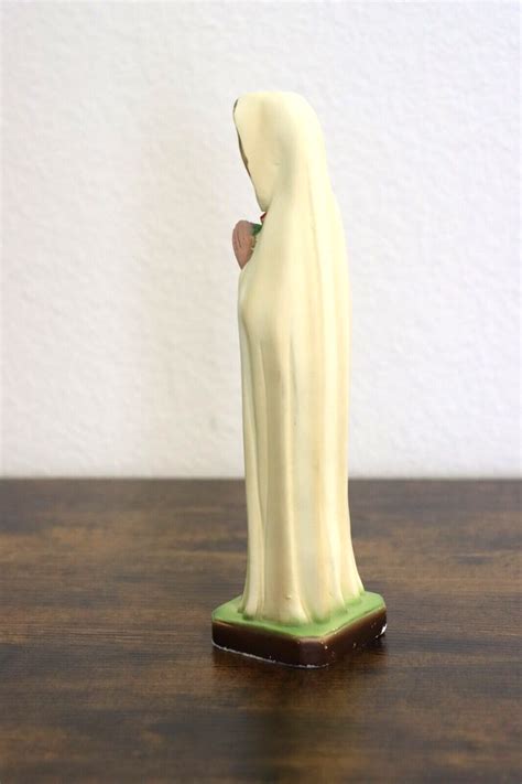 Mystic Rose Virgin Mary Maria Rosa Mistica Statue 9 Made In Italy