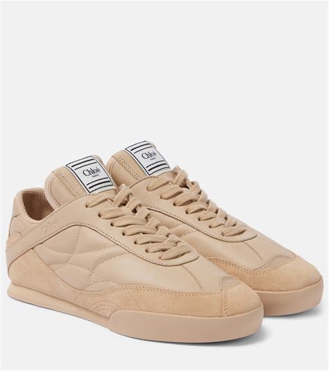 Zapatillas Chloé Kick De Piel En Rosa Chloe Mytheresa