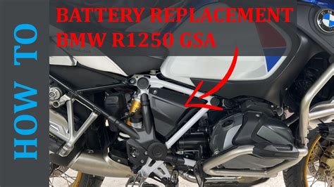 Battery Replacement R1250 Gsa Youtube