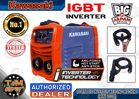 Kawasaki Portable Inverter Welding Machine Mini 200a Lazada Ph