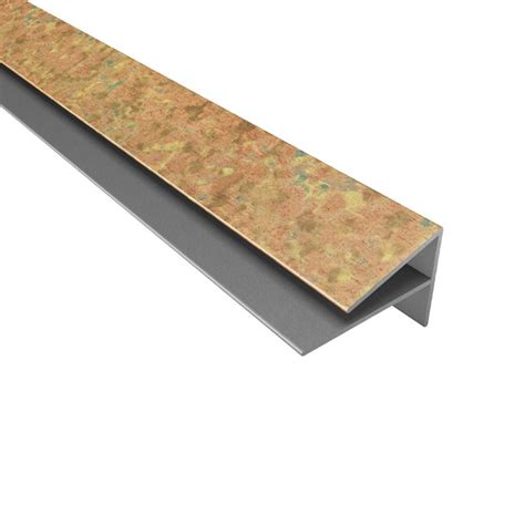 Acp 075 In W X 48 In L Cracked Copper Pvc Tile Edge Trim At