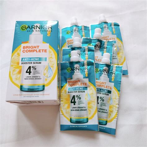 Jual Garnier Bright Complete Anti Acne Serum Smallsize Sachet Ml