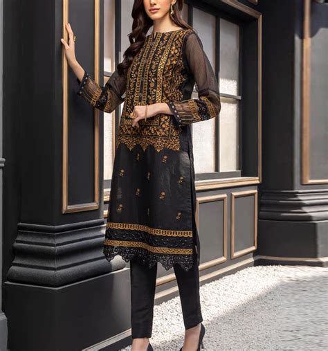 Luxury Lawn Full Embroidered Dress Pcs Suite Unstitched Drl