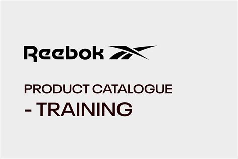 Training Catalogue Reebok Fitness