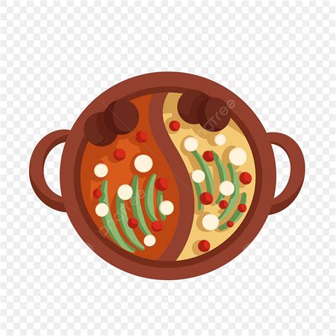 Spicy Food Hd Transparent Chinese Food Traditional Food Hot Pot Illustration Spicy Broth