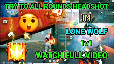 Free Fire Best Lone Wolf V Mode Free Fire Full Gameplayop