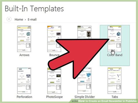 How To Create An Email Newsletter In Publisher 11 Steps