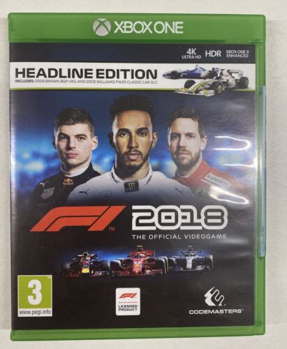 F1 2018 Headline Edition Xbox One Game 4020628763039 EBay