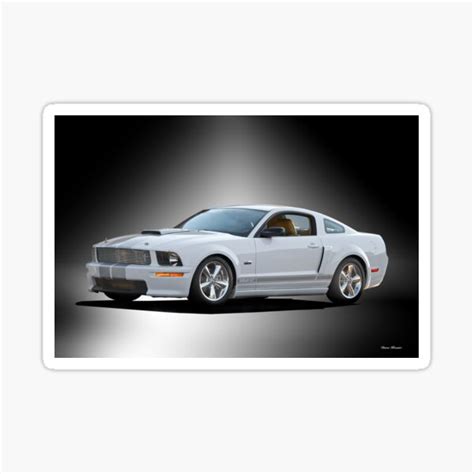 2007 Ford Mustang Gt500 Fastback Sticker For Sale By Davekoontz Redbubble