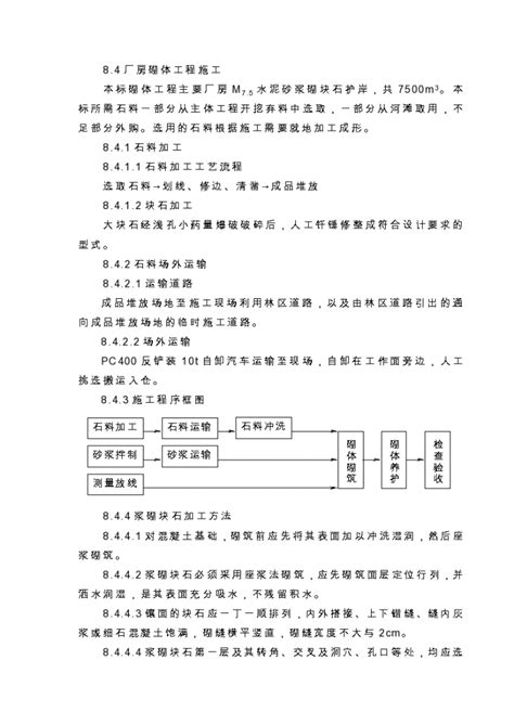 某地区厂房砌体工程施工方案详细文档施工方案范本土木在线