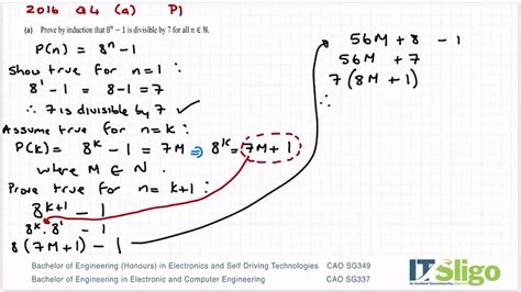 Proof By Induction Divisibility Example 1 Leaving Cert Higher Level