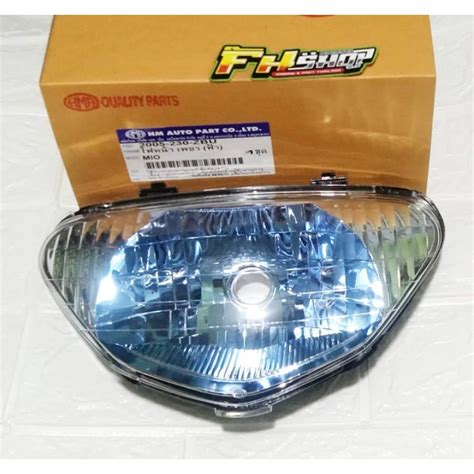 Mio SPORTY BLUE SMOKE Headlamp Reflector ORIGINAL HMA THAILAND Shopee