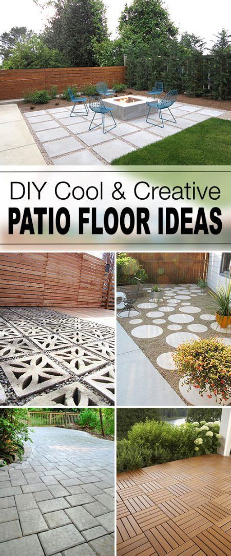 13 Great DIY Outdoor Patio Flooring Ideas On A Budget The Garden Glove