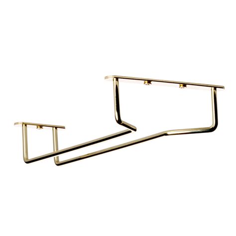 Glass Hanger Rack Brass 10 L