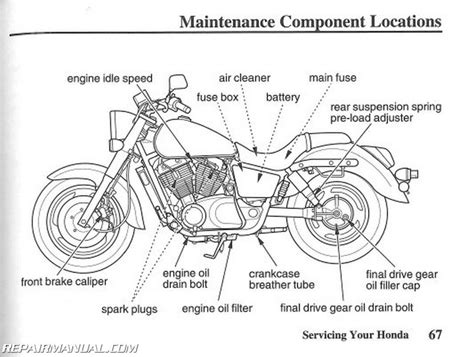 Honda Shadow Oem Replacement Parts For Honda Shadow Aero