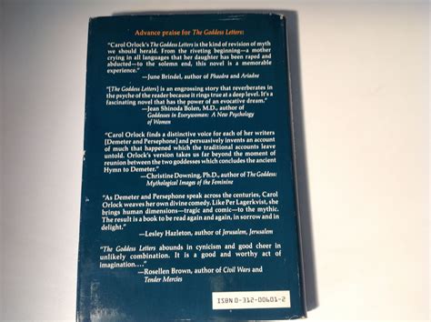 The Goddess Letters:The Myth of Demeter & Persephone Retold- Signed by Carol Orlock: Very Good+ ...