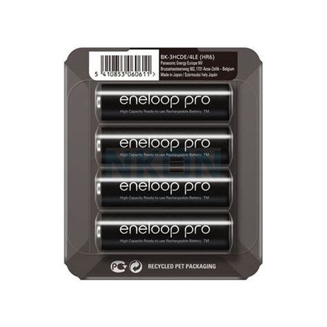 Panasonic Eneloop Pro Sliding Aa R Mah V Rechargeable Batte