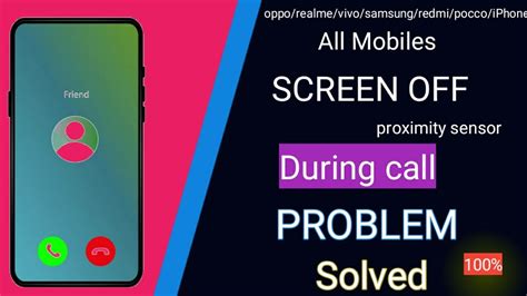 Screen Off During Call Proximity Sensor Problem Solve How To Fix