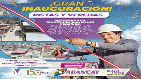 Gran Inauguraci N Pistas Y Veredas Noticias Municipalidad