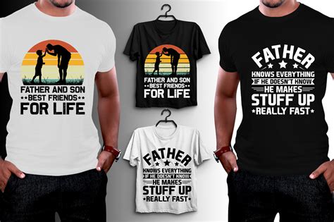 Father Son T Shirt Design Graphic By T Shirt Design Bundle Creative