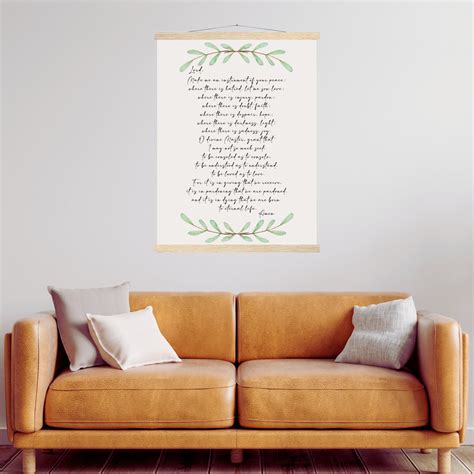 St Francis Prayer Poster St Francis of Assisi spiritual - Etsy