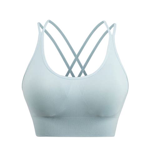 Amidoa No Underwire Girl Bras Teenage Criss Cross Sports Bras Lingerie For Women Plus Size M