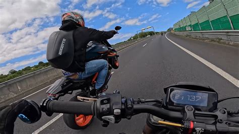 CB65OR KTM WHEELIE BOY POV RAW Honda Cb650r Ktm Superduke1290r