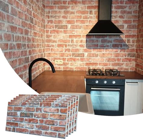 Amazon Dundee Deco D Wall Panels Brick Effect Cladding Red