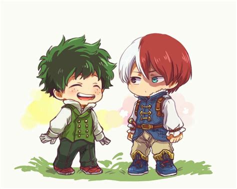 Midoriya Izuku & Todoroki Shouto | Mein held der wissenschaft, Held, Jungs