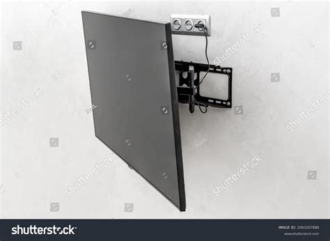 Modern Tv Hanging On Wall Tv Stock Photo 2083207888 | Shutterstock