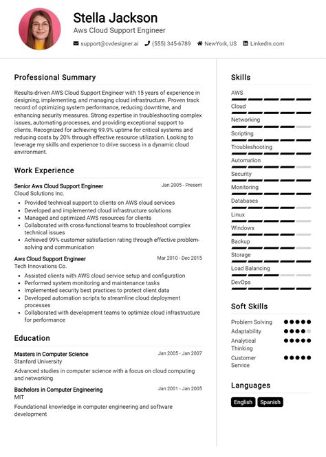 10 Aws Devops Engineer Resume Examples For 2024 Free Templates Cvdesigner Ai