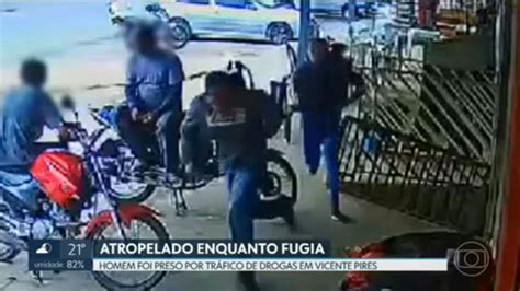 Vídeo Homem Tenta Fugir Da Polícia E é Atropelado Df2 G1