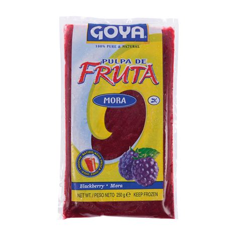 Goya Frozen Mora Pulp Blackberry