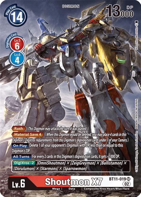 Shoutmon X Bt Dimensional Phase Alternate Art Super Rare