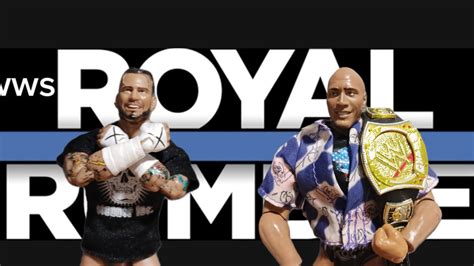 Wws Royal Rumble Kickoff Match Cm Punk Vs The Rock For The Wws