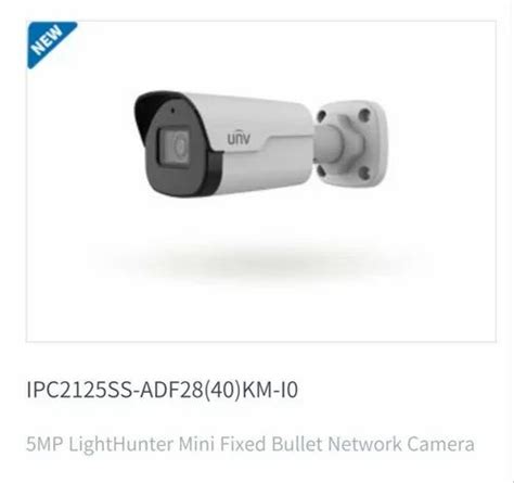 UNV 5MP Lighthunter Mini Fixed Bullet Network Camera At Rs 5100 Piece