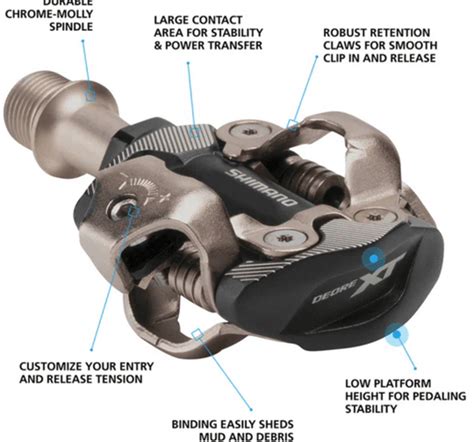 PEDAL PD M8100 DEORE XT SPD PEDAL W CLEAT SM SH51 Alpine Bike Works