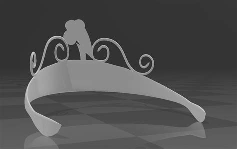 Stl File Rainbow Dash Crown My Little Pony 🌈 Obj And 3mf・3d