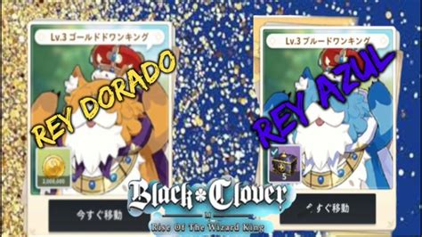 Llega Nuevo Modo De Juego Rey Dorado Rey Azul Black Clover M