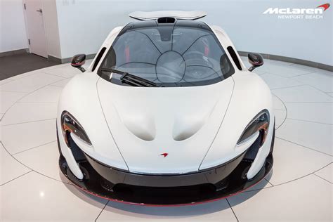 Satin Pearl White Mclaren P1 Delivered In Newport Beach Gtspirit