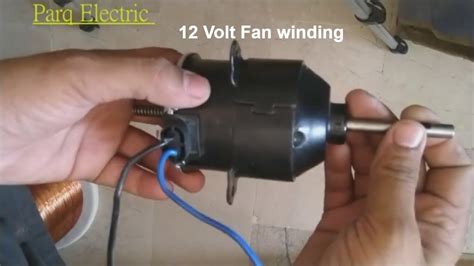 Baleno Dc V Padestal Fan Motor Re Winding Youtube