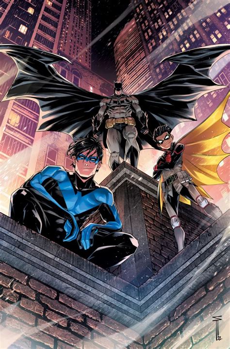 Nightwing Batman And Robin Batman Comic Art Dc Comics Art Batman