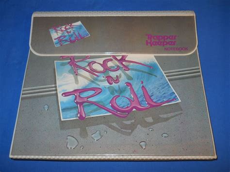 Vintage 90s Rock N Roll Trapper Keeper Trapper Rock N Roll