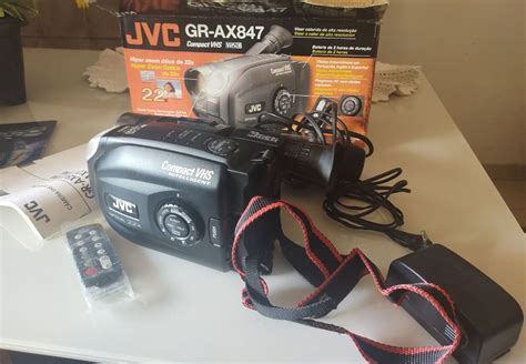 Camera Filmadora Jvc Gr ax 847 Câmera 22x Vhs Filmadora Jvc Usado